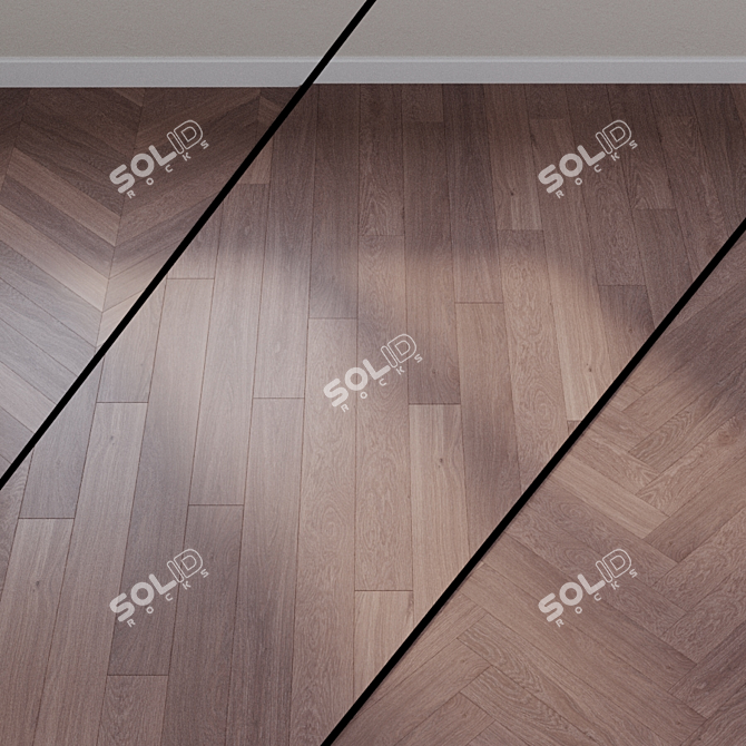 Intensive Oak Laminate: Quick-Step Perspective 3D model image 1