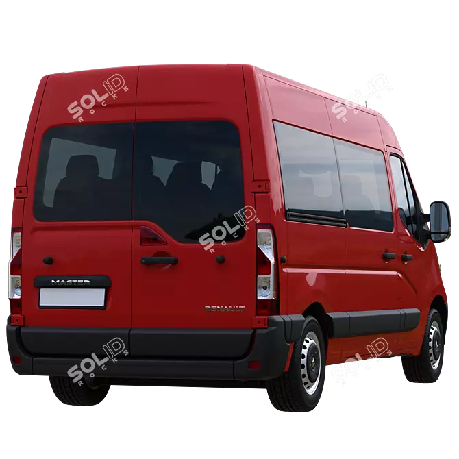 Renault Master L2H2 Passenger Minibus 3D model image 3