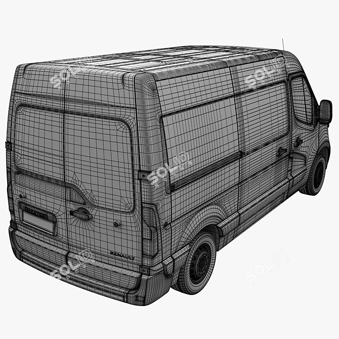 Renault Master L2H2 Passenger Minibus 3D model image 5