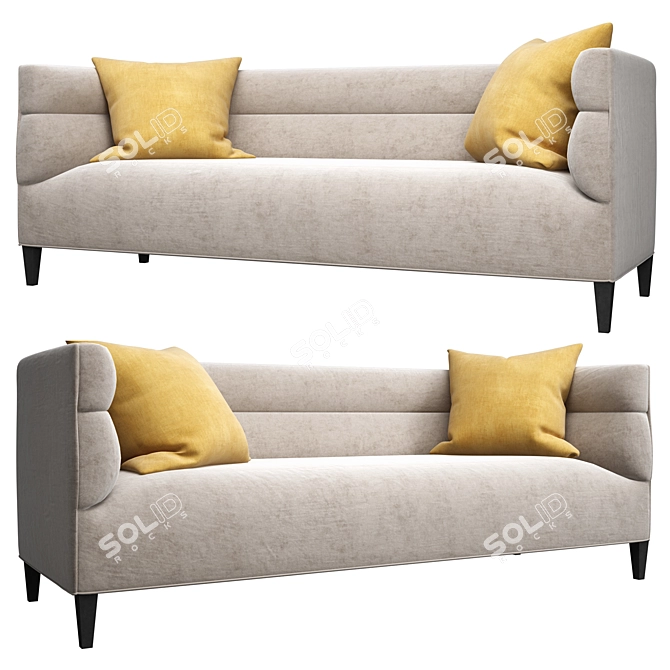 Chandler Sofa: Versatile Elegance for Modern Living 3D model image 2