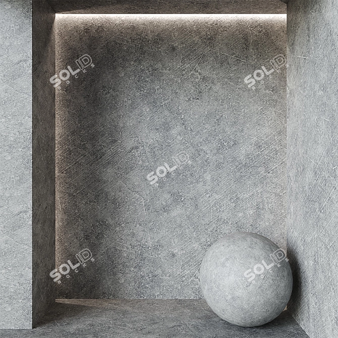 Seamless Plaster Texture Bundle 3D model image 2