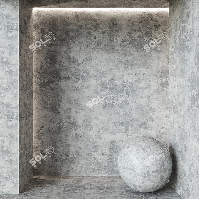 Elegant Plaster #78 for Stylish Decor 3D model image 2