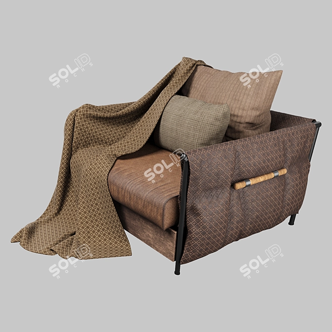 Elegant Armchair for Stylish Comfort 3D model image 10