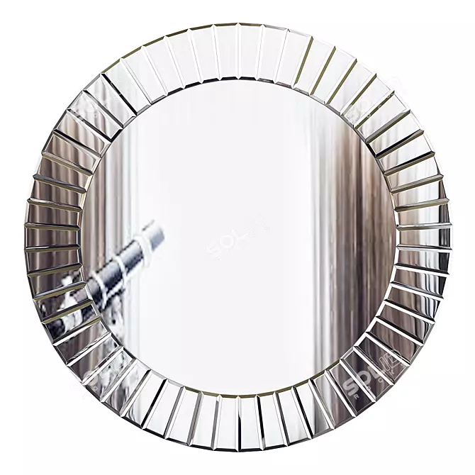 Modern Wonderland Fortune Mirror 3D model image 1