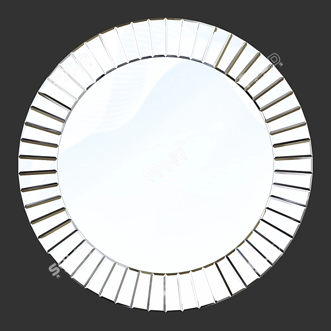 Modern Wonderland Fortune Mirror 3D model image 3