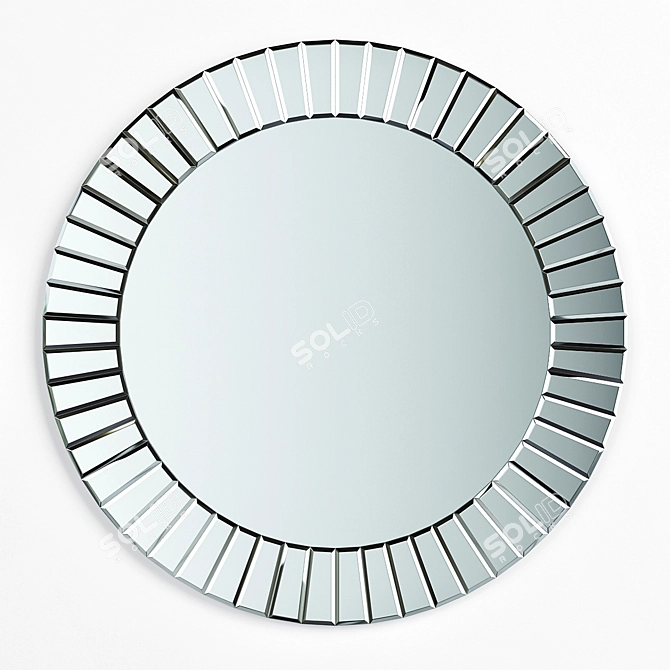 Modern Wonderland Fortune Mirror 3D model image 8