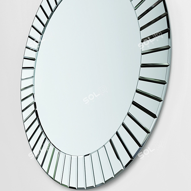 Modern Wonderland Fortune Mirror 3D model image 9