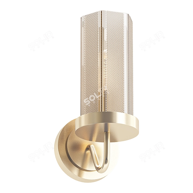 Elegant Vienna Sconce 3D model image 1