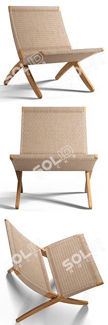  Sleek Cuba Chair: Stylish and Comfortable 3D model image 3