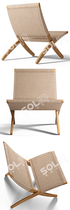  Sleek Cuba Chair: Stylish and Comfortable 3D model image 8