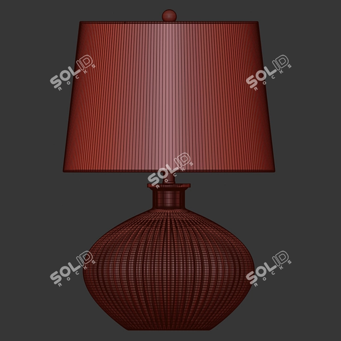 Elegant Belize Table Lamp 3D model image 3