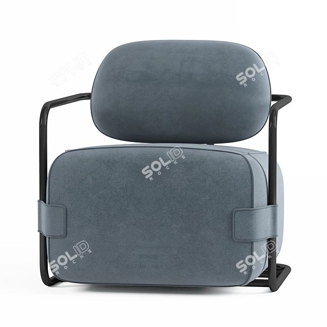 Relax in Style with our Comfy Armchair 3D model image 2