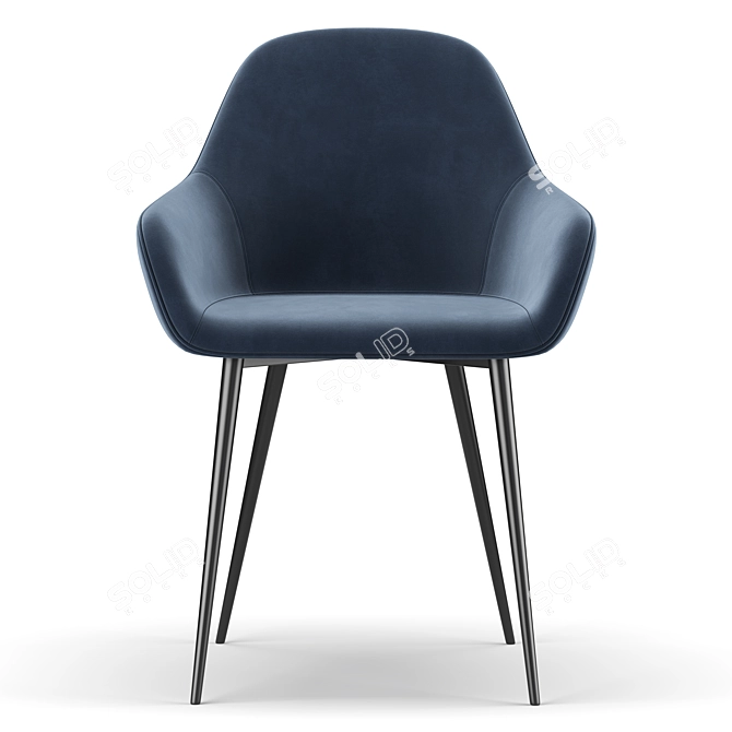 Elegant Remy Chair 3D model image 3