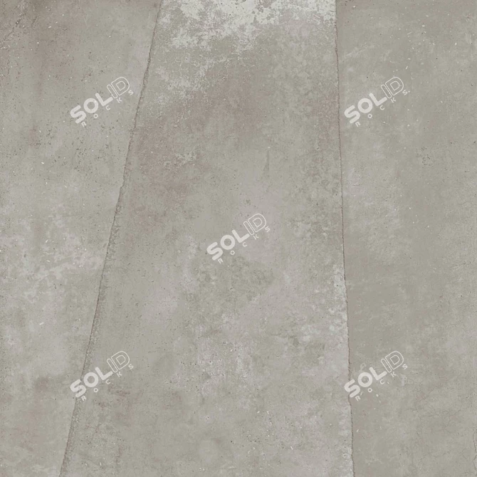 Hyper Silver Patch: Elegant Wall and Floor Tiles 3D model image 5