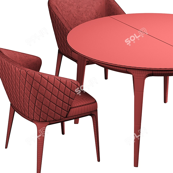 Fold Chair: Modern, Stylish, Space Saving 3D model image 5