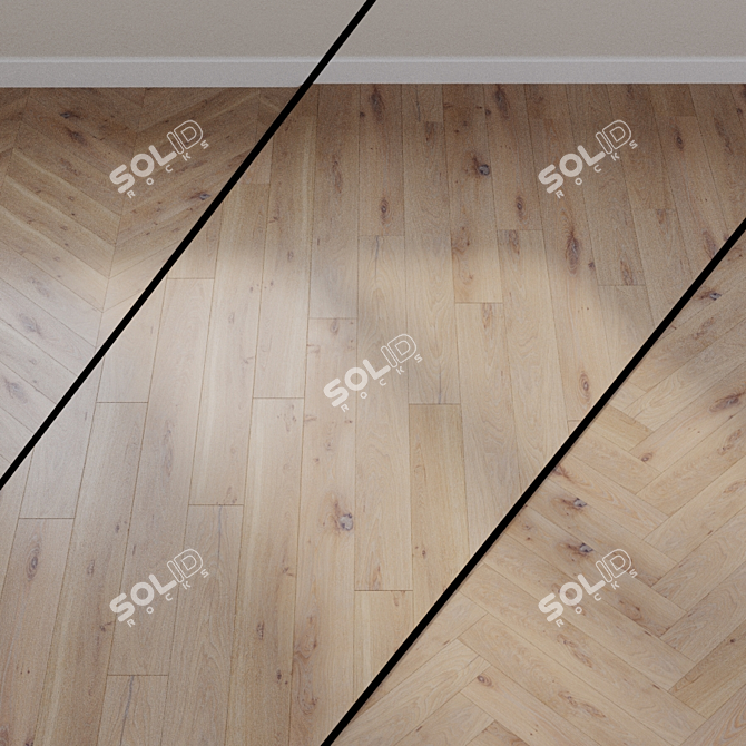 Mountain Oak Palazzo Parquet 3D model image 1