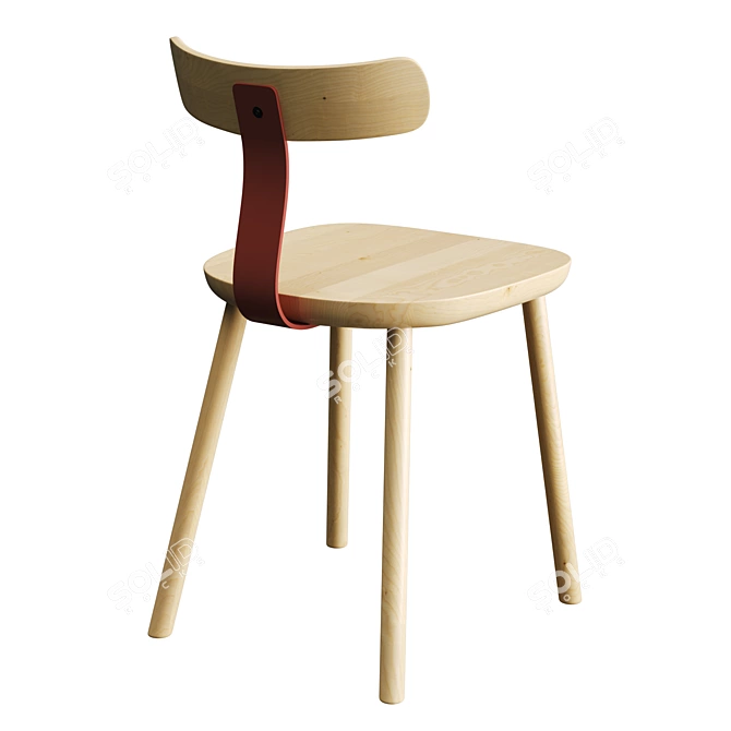 Maruni T1 Chair: Modern Elegance 3D model image 2