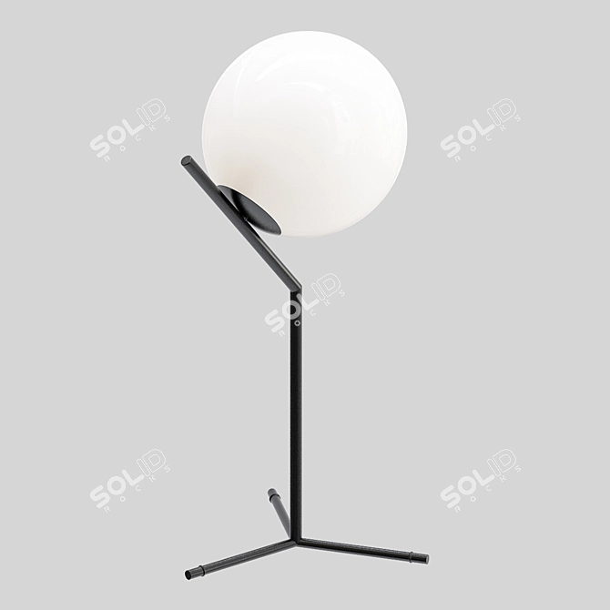 Sleek and Stylish Flos T-Black 3D model image 2