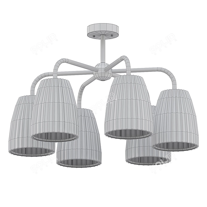 Montclair Pendant Chandelier - American Style 3D model image 2