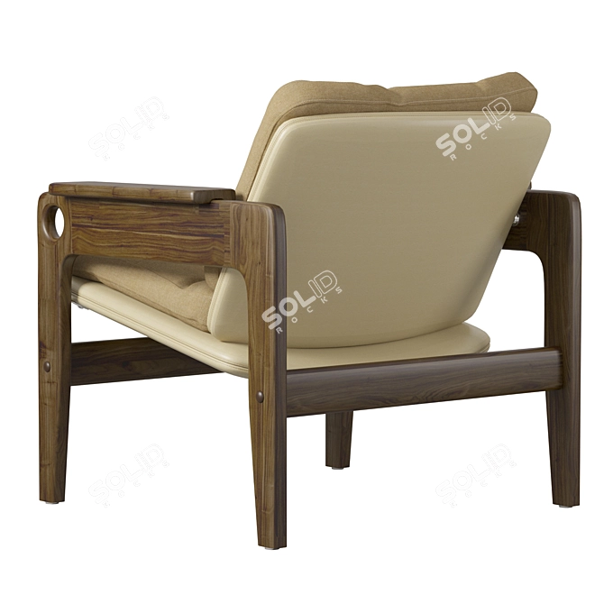 Renata Chair: Authentic Brazilian Design 3D model image 4