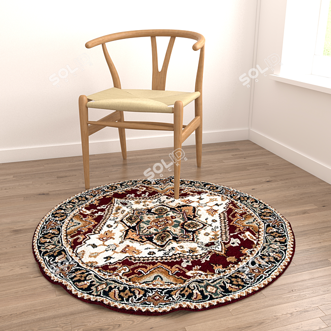 Versatile Set of 8 Rugs: VRayFur, Displacement Mods, Multiple Formats 3D model image 4