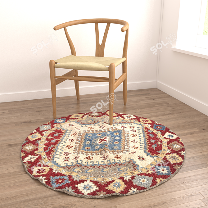 Versatile Rug Set: V-Ray & Corona Compatible [8pcs] 3D model image 4