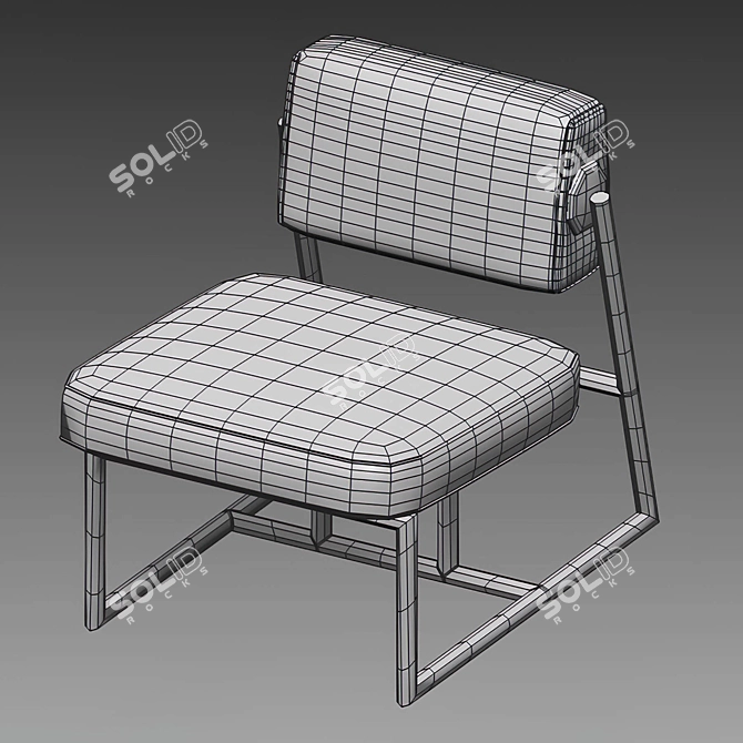 ComfortMax Leisure Chair 3D model image 4