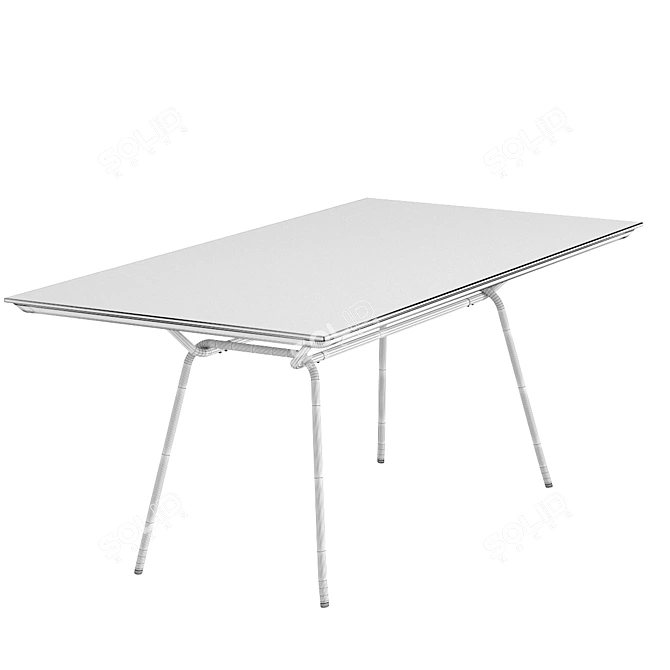 Stylish South Beach Table 3D model image 2