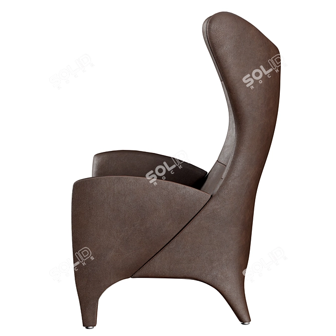 Contemporary Elegance Morada Avi Armchair 3D model image 3