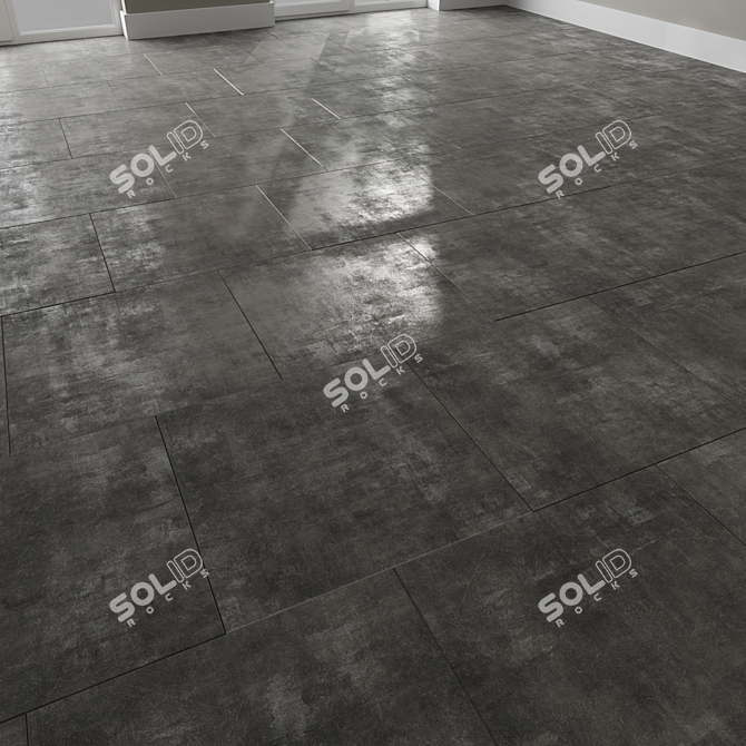 Parker Station Gray: Versatile Poly Edit with Multiple Layout Options 3D model image 2