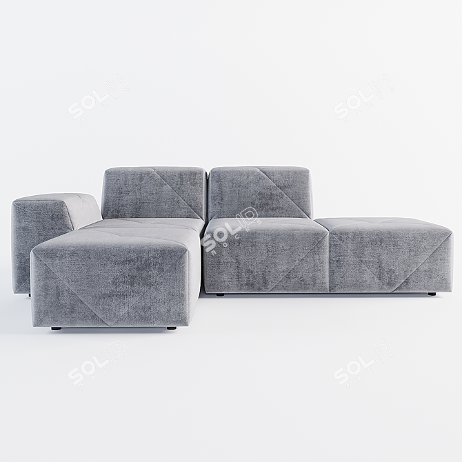 Moooi BFF Modular Sofa 3D model image 3