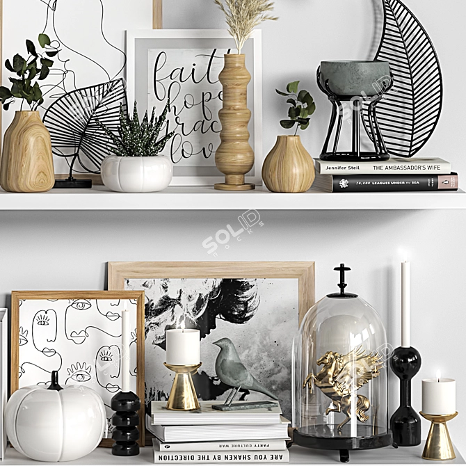 Versatile Decor Set 3D model image 4