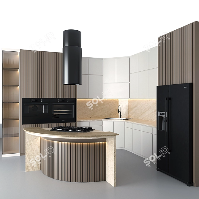 Bosch Kitchen Appliances Combo 3D model image 6