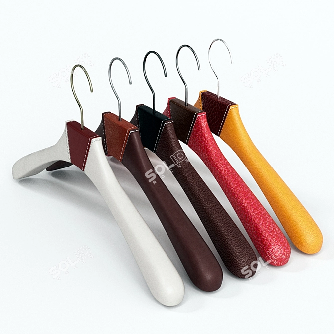 Versatile Set of 5 Hangers 3D model image 3