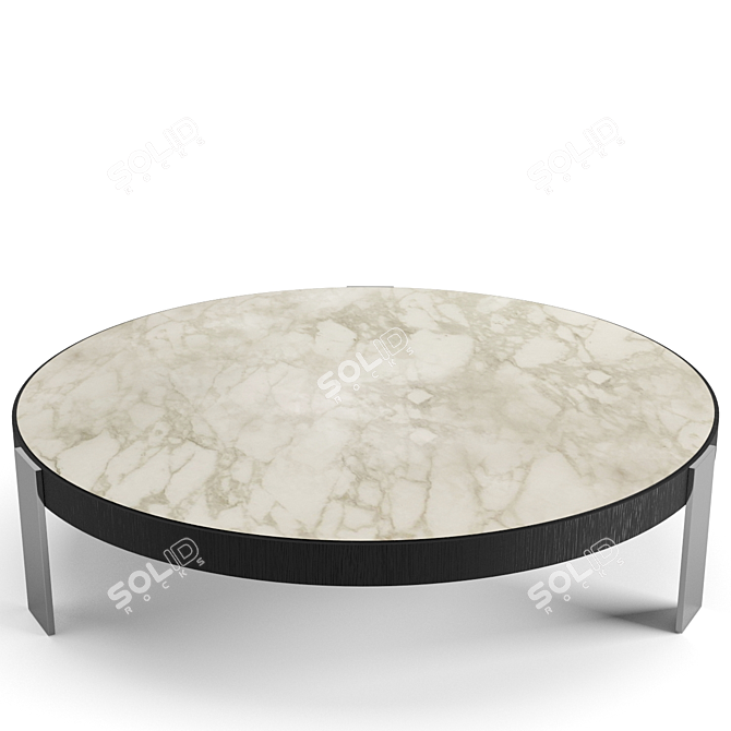 Modern Minotti Mattia Coffee Tables Set 3D model image 3