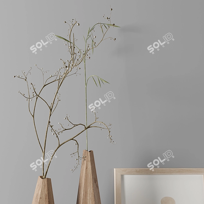 Contemporary Decor Set 3D model image 4