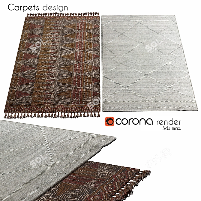 Soft Touch Carpets 3D model image 1