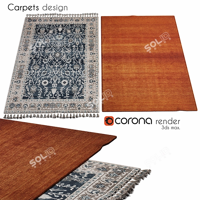 Luxury Soft Carpets - 067 3D model image 1