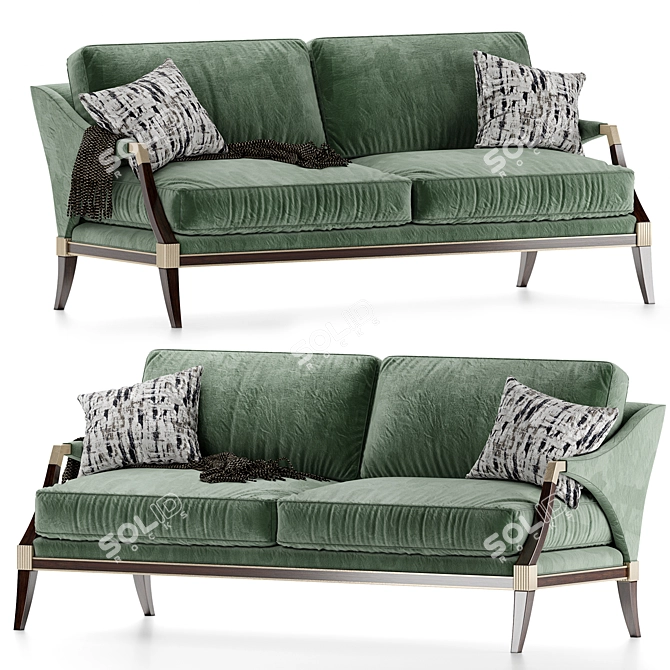 Regal Caracole Sofa 3D model image 1