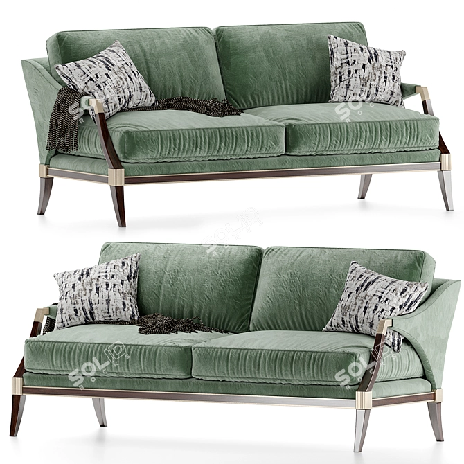 Regal Caracole Sofa 3D model image 6