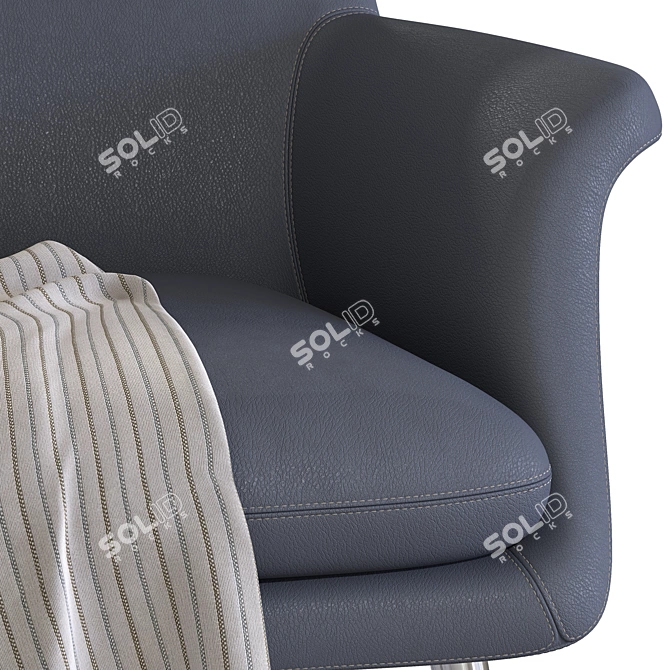 Modern Finley Chair: Stylish Comfort in Your Space 3D model image 3