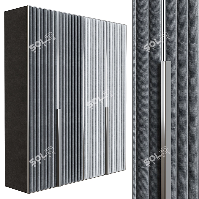 Muzafarov Collections Fabric Cupboard 3D model image 1