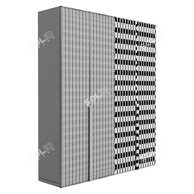 Muzafarov Collections Fabric Cupboard 3D model image 5