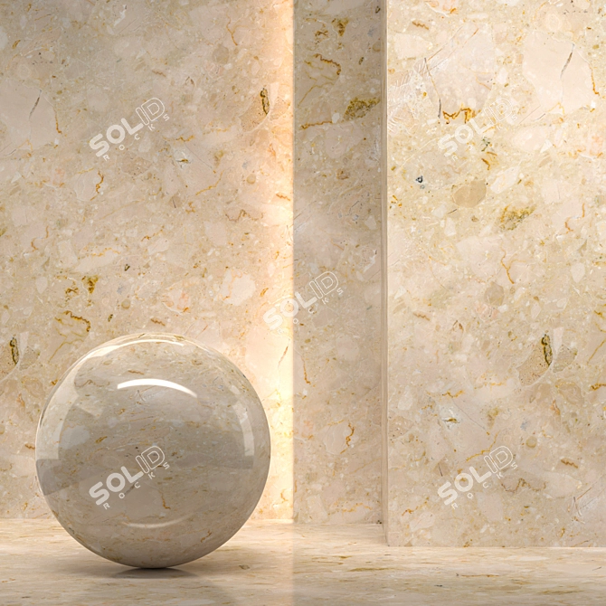 Seamless 4k Stone Texture 3D model image 1