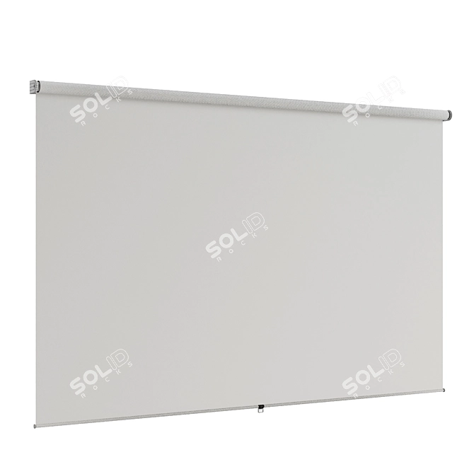 LANGDANS Beige Roller Blind - 5 Width Options 3D model image 4