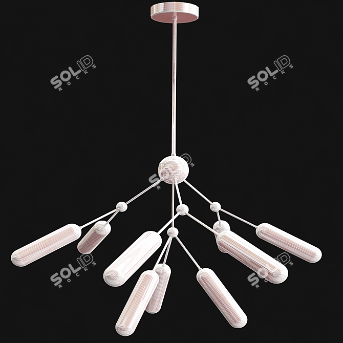 Elegant Kersten CH Pendant Lamp 3D model image 3