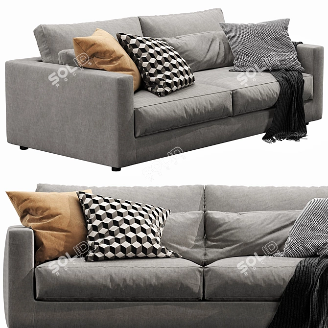 Modern Linteloo Mauro Sofa | Stylish and Comfortable 3D model image 1