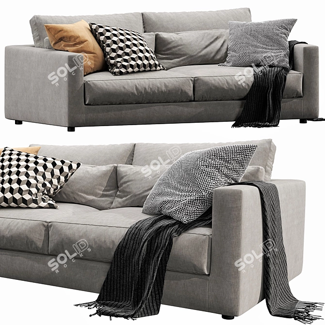 Modern Linteloo Mauro Sofa | Stylish and Comfortable 3D model image 2