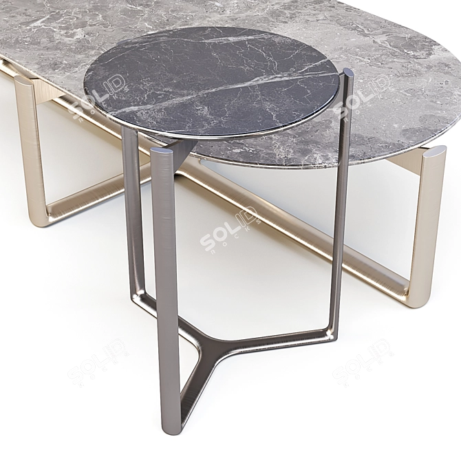 Casamilano Arne Marble Coffee & Side Tables 3D model image 4