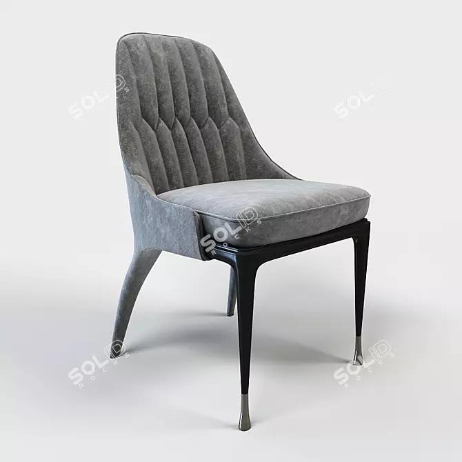 Elegant Palmyra Chair: Perfect Blend of Style 3D model image 1